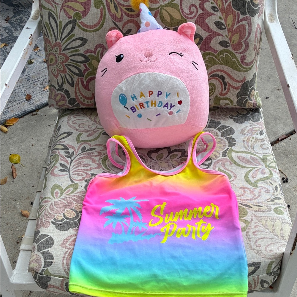 Neon Ombre "Summer Party" Tank Top